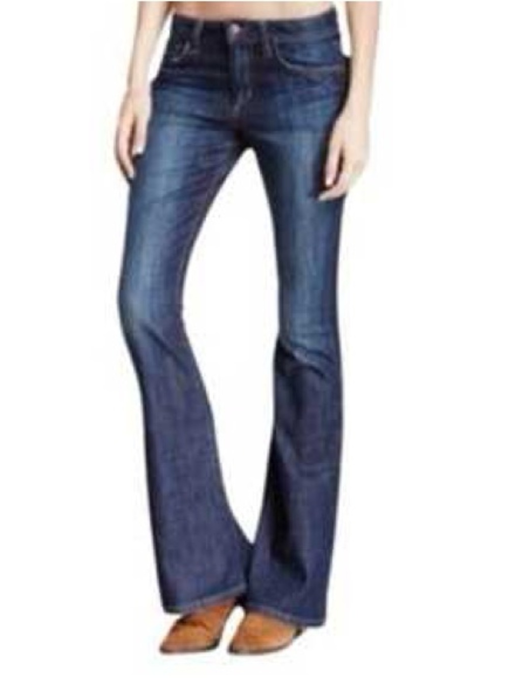 Joe's Jeans Women's Dark Blue Flare Denim Rocker